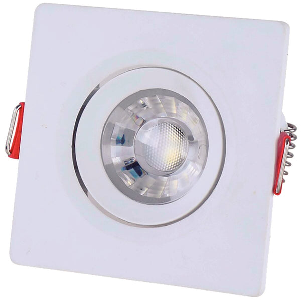 Spot Led Quadrado 3W 3000K Tramontina