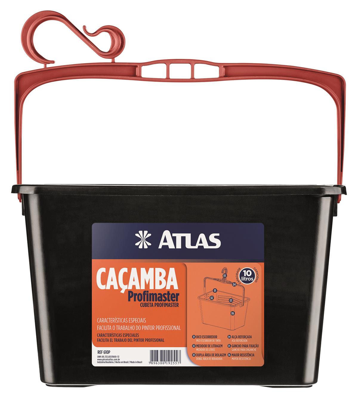 Caçamba Para Pintura Profimaster 10 Litros Atlas