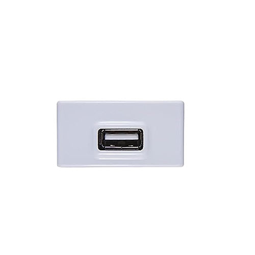 Módulo Tomada Usb 15a Bivolt Branco Tramontina Liz