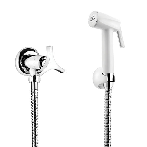 Ducha Higiênica Lorenzetti Loren Trio 1984 C33 Cromada com Flexível 1,20m