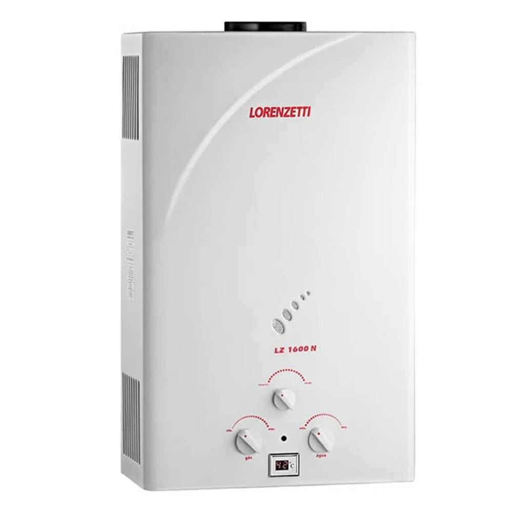 Aquecedor A Gás Lorenzetti 15l Digital Gn Lz1600de