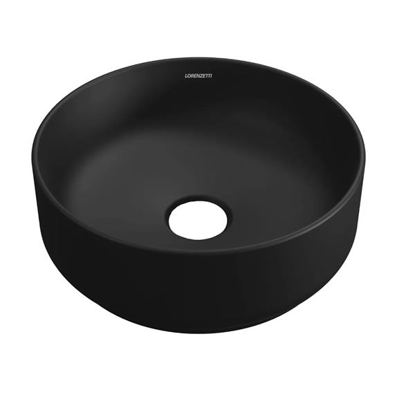 Cuba De Apoio Redonda Lorenzetti Ra32 Preto Fosco 31cm