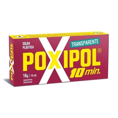 Cola Poxipol Transparente Bicomponente 16g