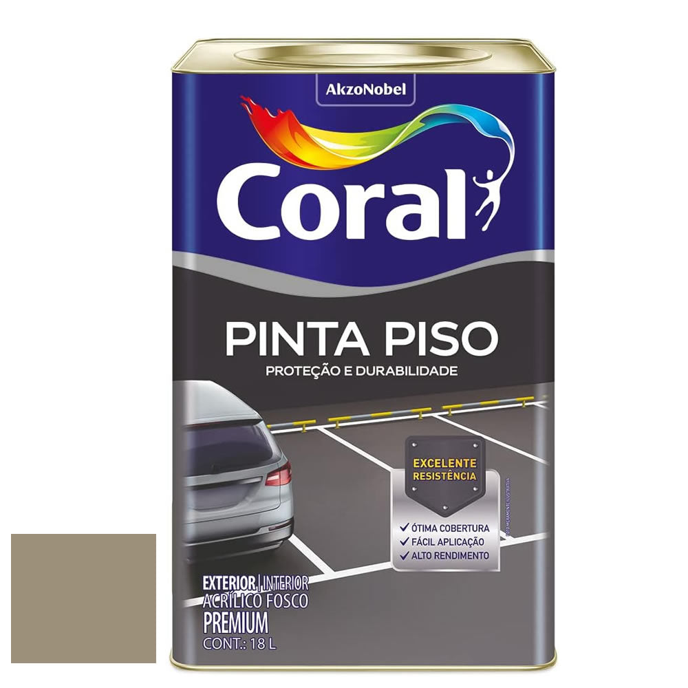Tinta Para Piso Concreto Coral Fosca 18l