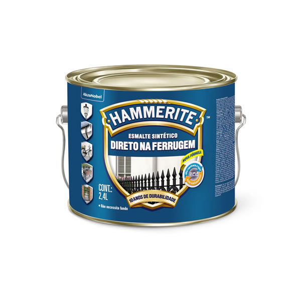 Esmalte Sintético Hammerite Direto Na Ferrugem Cinza 2,4l