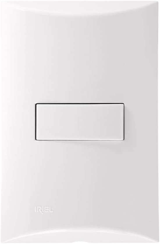 Interruptor Simples 1 Tecla Iriel Brava Branco
