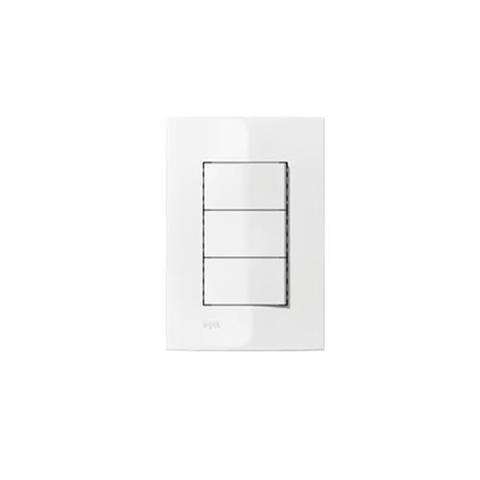 Conjunto 3 Interruptores Simples Iriel Iris Soprano