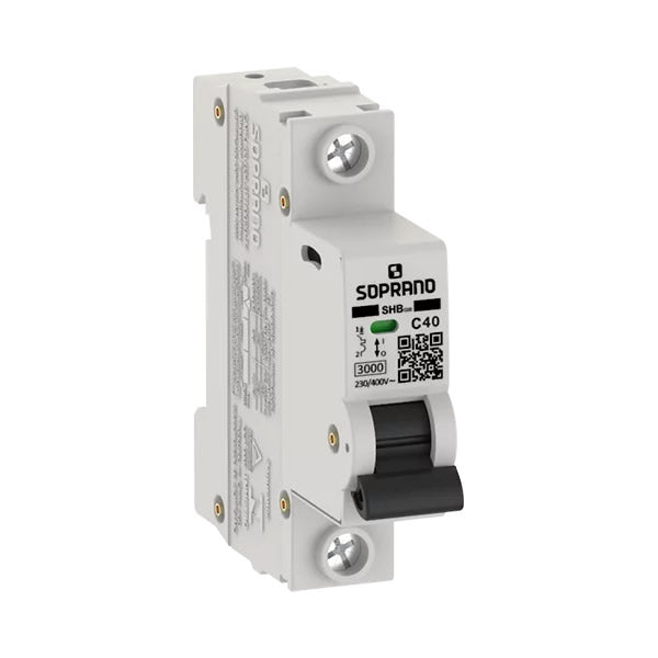 Disjuntor Mini Unipolar Soprano Shb1 Giii 40a Curva C