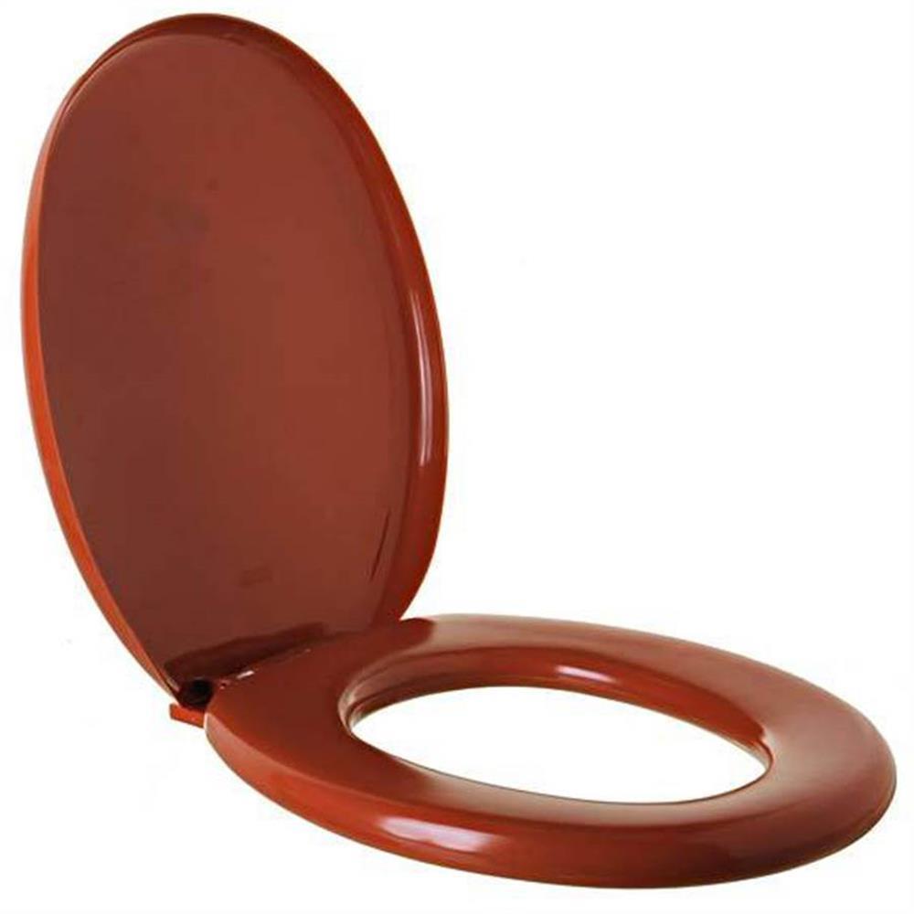 Assento Sanitário Almofadado Oval Caramelo CM1 Astra