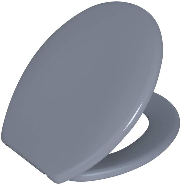 Assento Sanitário Oval Soft Astra Cinza Claro