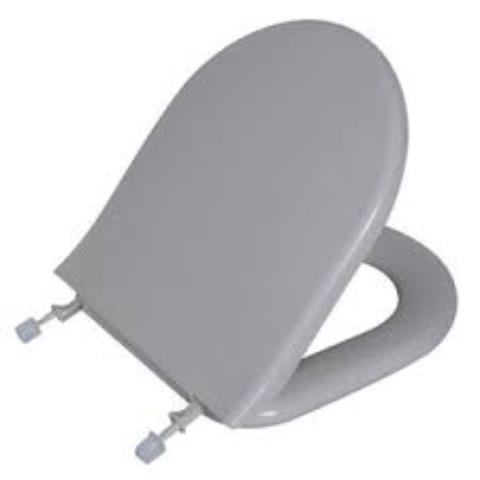 Assento Sanitário Almofadado Astra Calypso Cinza Platina