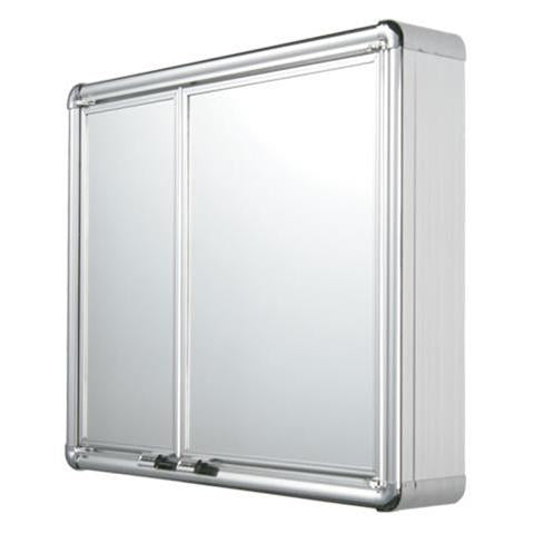 Armário De Sobrepor Astra Em Alumínio 54x45x11cm Com 2 Portas