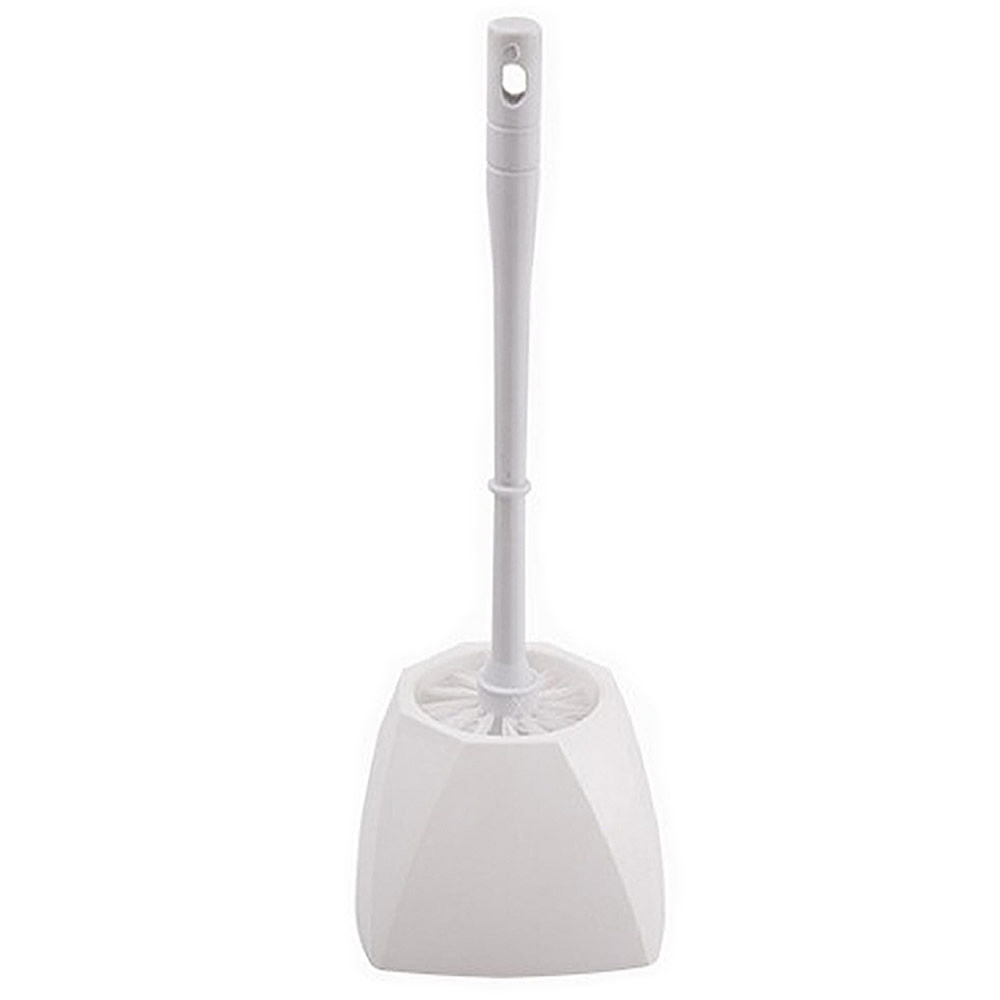 Escova Sanitária Quadrada Com Suporte Astra Branca Esan Qbr1