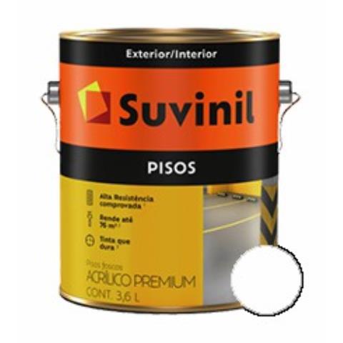 Tinta acrílica premium para piso Suvinil fosco branco 3,6l