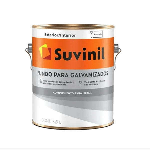 Fundo Preparador Para Galvanizado Suvinil 3.6 Litros