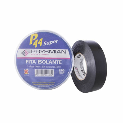 Fita Isolante Pvc Pirelli P44 19mm X 20m Preta