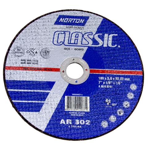 Disco De Corte Para Metal Norton 180mm X 3mm