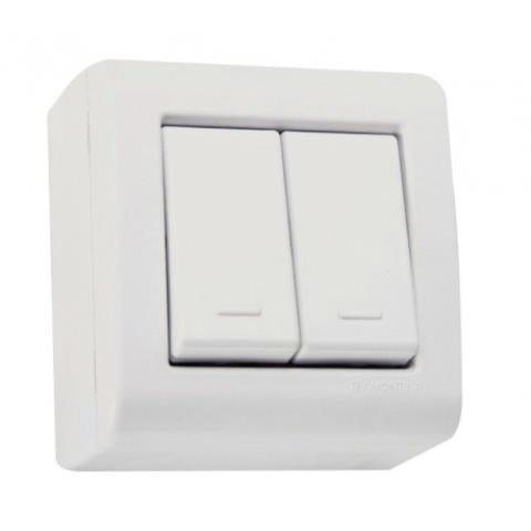 Interruptor Duplo Simples 10A Tramontina