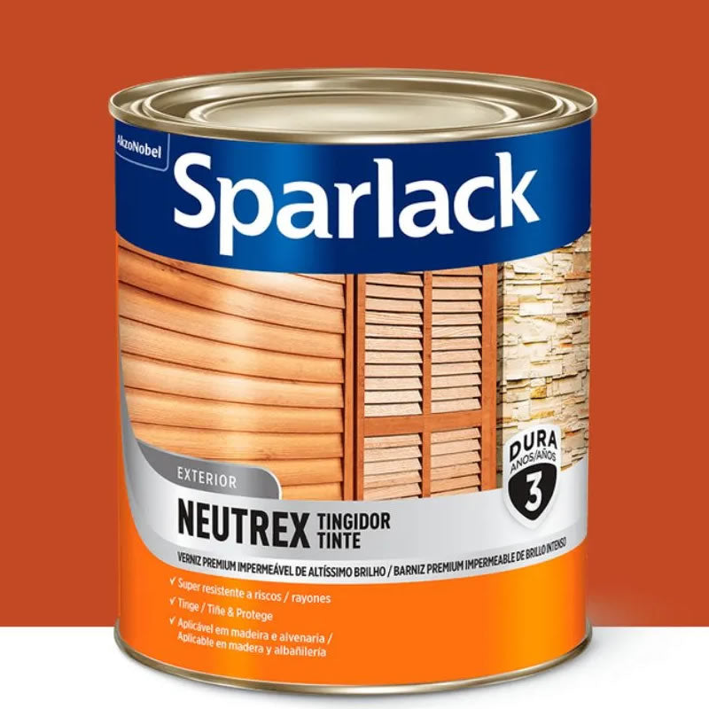 Verniz Coral Neutrex Brilhante Mogno 900ml Akzo Nobel
