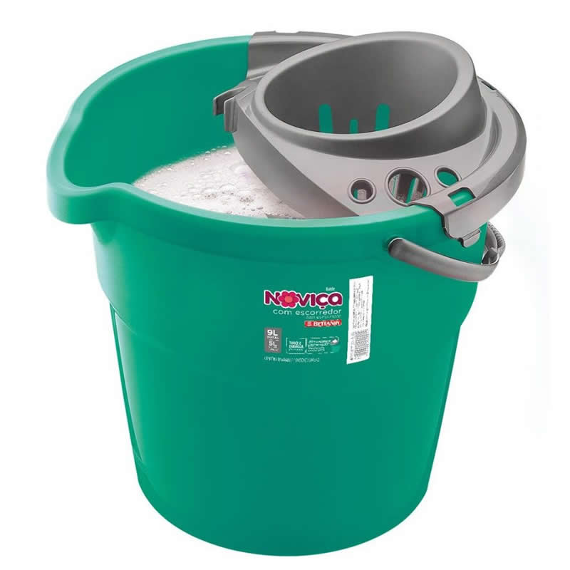 Balde com Escorredor 9L