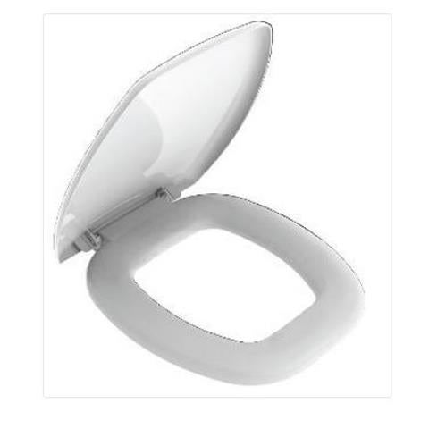 Assento Sanitário Almofadado Quadrado Branco Atlas