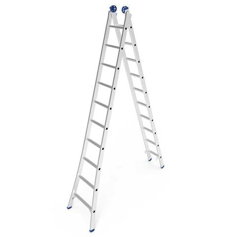 Escada Extensível De Alumínio Mor 2x10 Degraus 5m