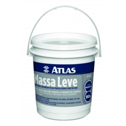 Massa Leve Branca Atlas 90g Para Correção E Acabamento