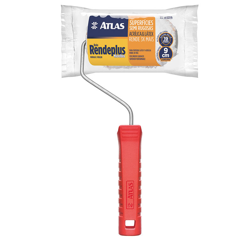 Rolo De Lã Sintética Rende Plus Atlas 9cm