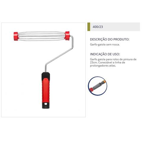 Cabo Para Rolo De Pintura 23cm Garfo Gaiola Atlas