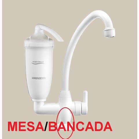 Torneira Lorenzetti Acqua Bella Branca com Filtro para Cozinha