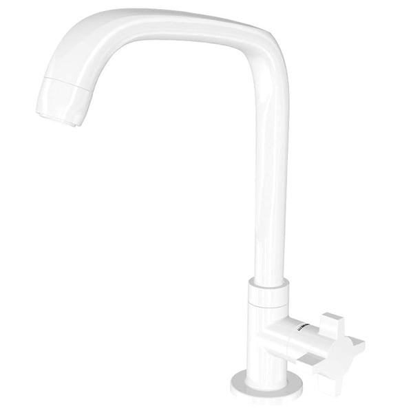 Torneira De Mesa Para Cozinha Lorenzetti Fitt 1167 F64 Branca