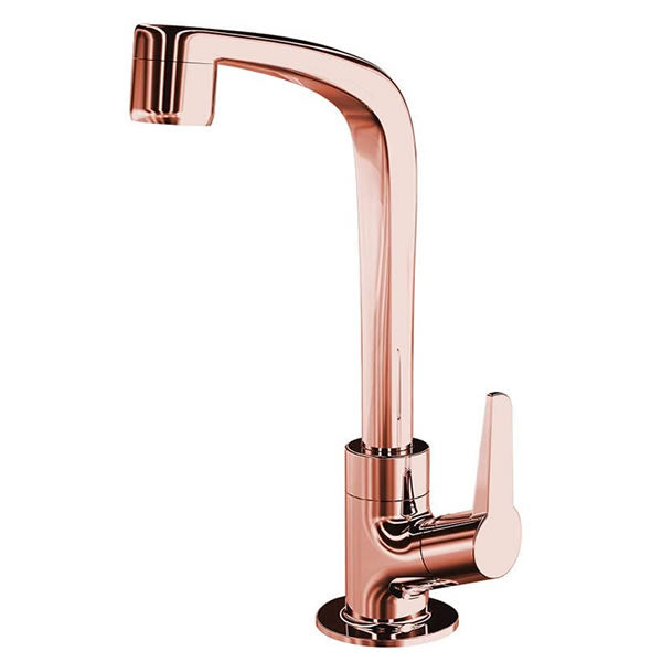 Torneira Para Lavatório Lorenzetti 1195 F71 Rose Gold