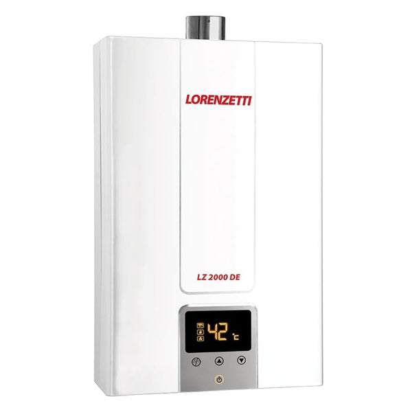 Aquecedor A Gás Digital Lorenzetti 20l Gn Branco Lz2000de