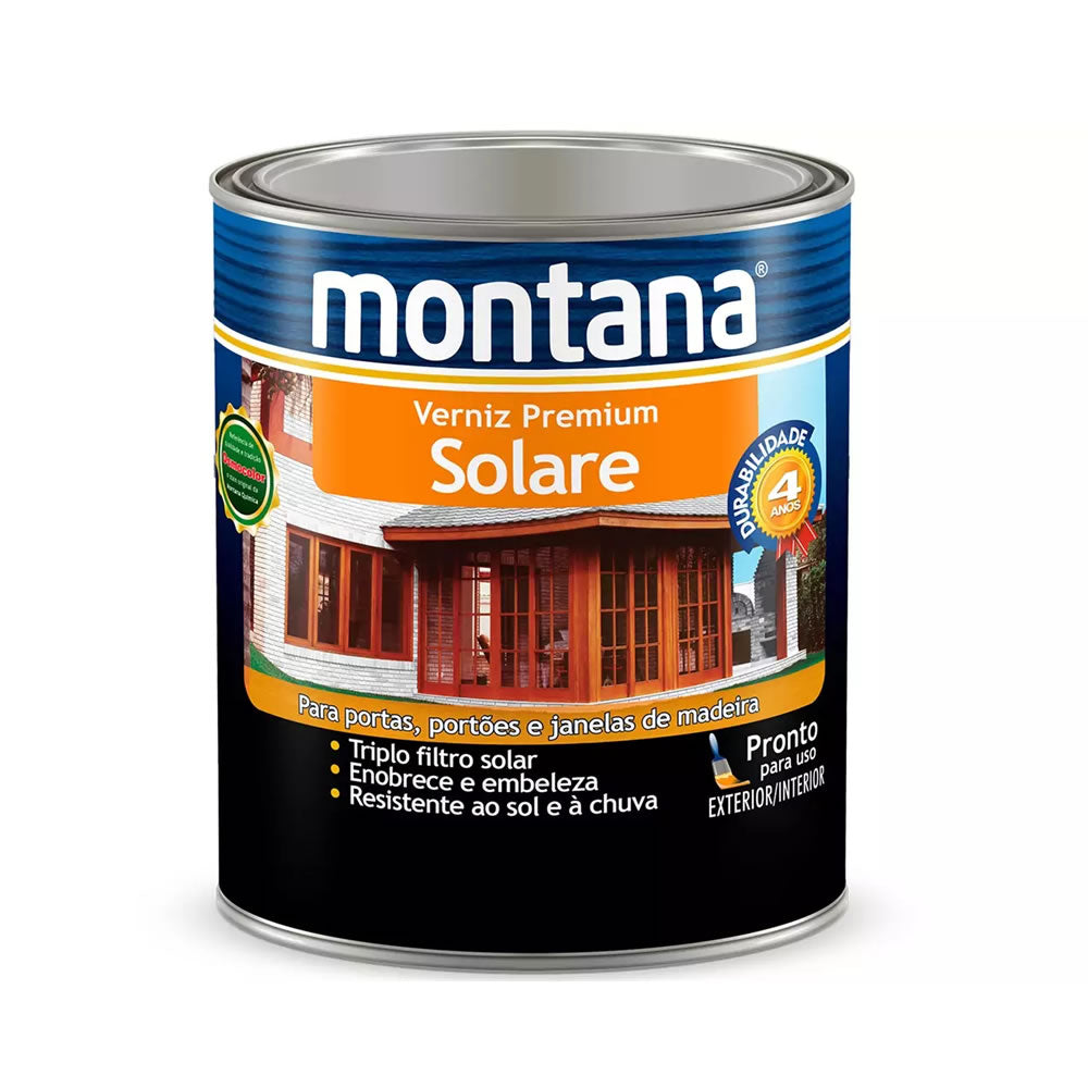 Verniz Solare Montana Brilho Mogno 900ml