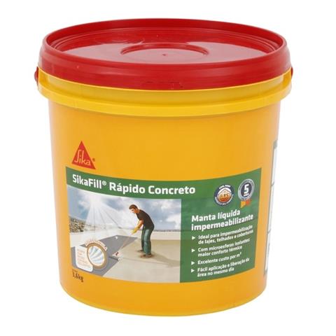 Impermeabilizante Sika Sikafill Rápido Para Concreto 36l