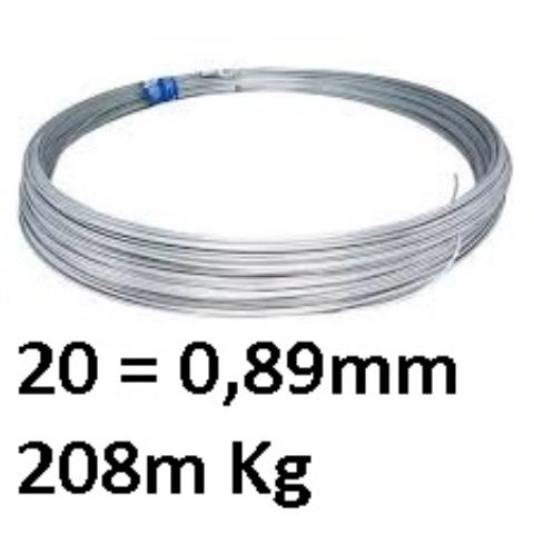 Arame Galvanizado Gerdau BWG 20 0,89mm 1kg