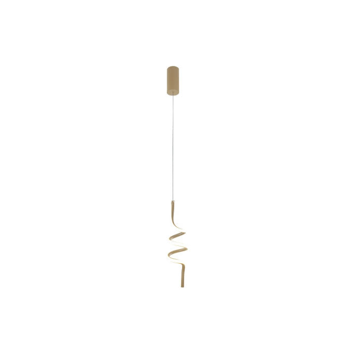 Pendente Led Deli 10w Ouro Fosco Taschibra