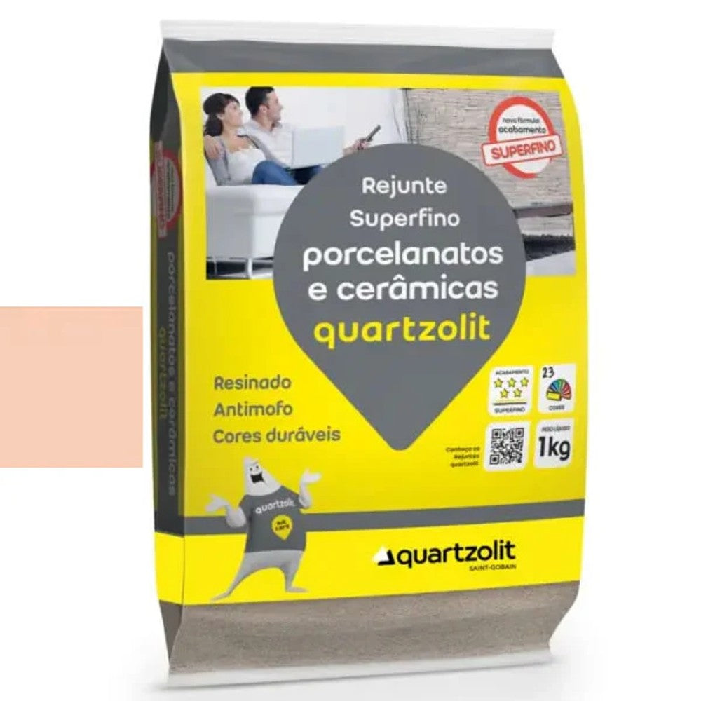Rejunte Porcelanato Quartzolit Porcelbege 1kg