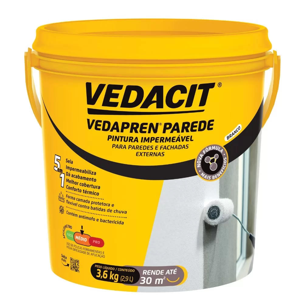 Impermeabilizante Vedacit Vedapren Parede 18kg