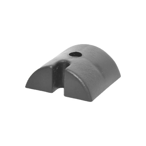Calço De Pvc Para Telha 4mm Curvo Preto