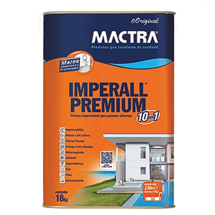 Impermeabilizante Mactra Imperial Premium 10 Em 1 Coral 18kg