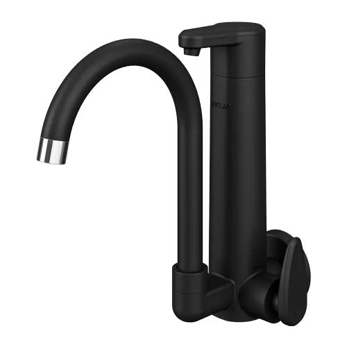 Torneira de Parede com Purificador Viqua Allure Vitalite Bica Móvel Preto Fosco