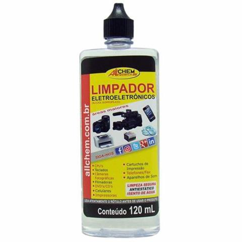 Limpador de Eletroeletrônicos Allchem 120ml Antiestático
