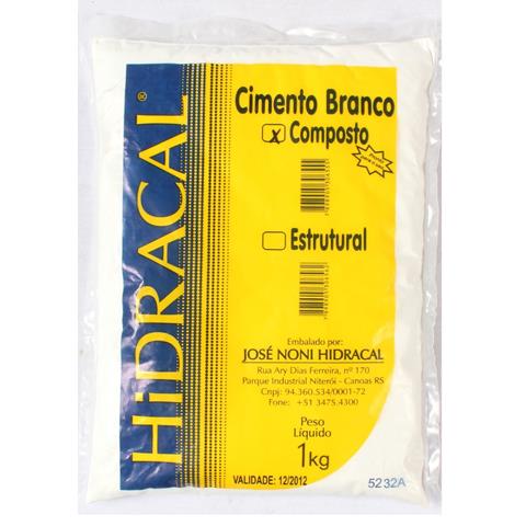 Cimento Branco Hidracal Guapo 1kg