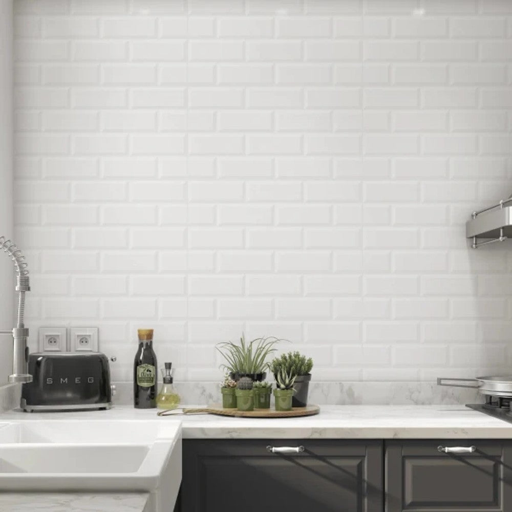 Revestimento Pisoforte Decorare Bianco 32x60cm 2,35m2
