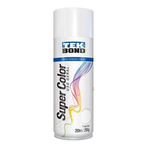 Tinta Spray Tekbond Uso Geral Branco Brilho 350ml