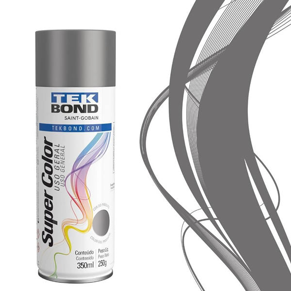 Tinta Spray Uso Geral Tekbond Grafite 350ml