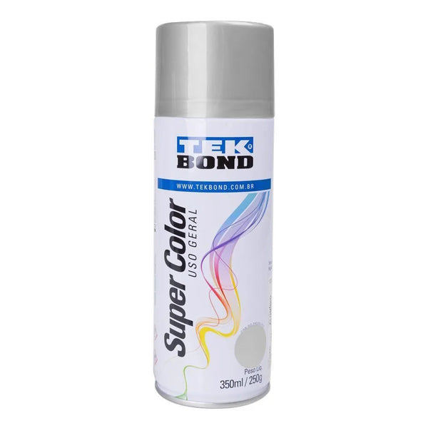 Tinta Spray Metálico Tekbond Cromado 350ml
