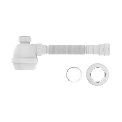 Sifão Tubo Extensivo Longo 1500mm Blukit Branco