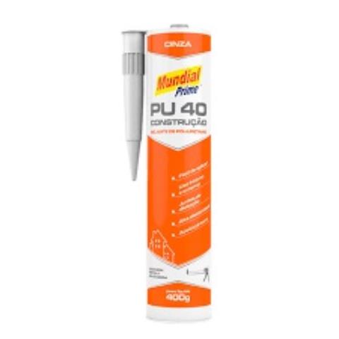 Selante PU 40 Prime Cinza 400g Mundial